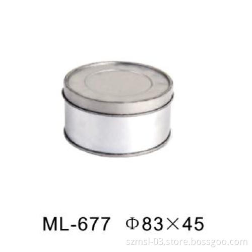 small round biscuit tin box
